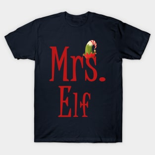 MRS. ELF Cute Elf Family T-Shirt